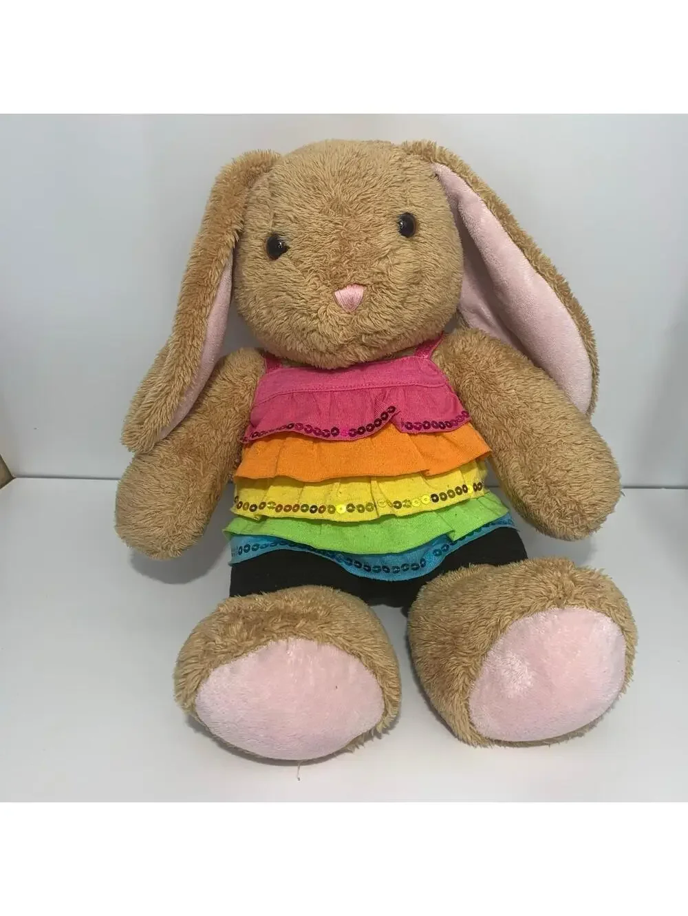 Build a Bear Workshop BAB W Brown Bunny Rabbit Plus